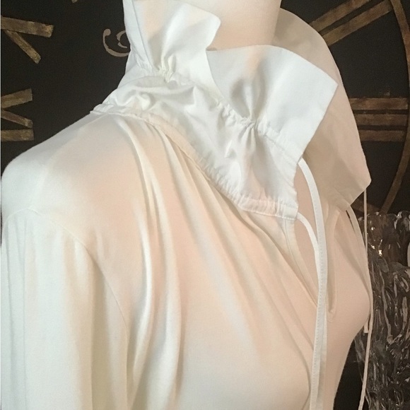 Anne Fontaine Pima Cotton Blouse - Picture 3 of 9